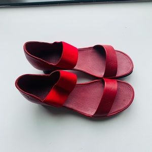 Camper Red Sandals
